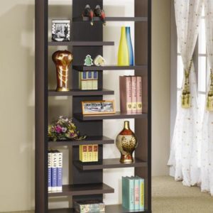 Asymmetrical  Wall Unit Bookcase