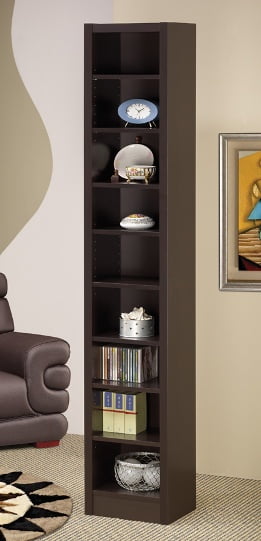 Cappuccino Finish Bookcase