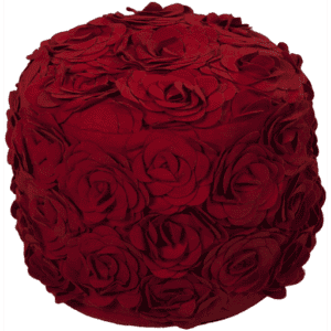 Red Roses Pouf