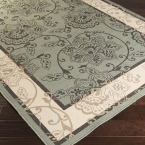 Alfresco Black 3'7" x 5'7" Rug