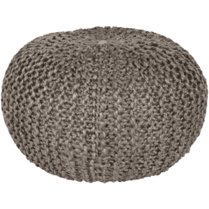 Gray Bermuda Pouf