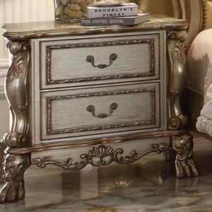 Dresden Gold Patina Nightstand
