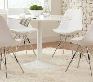 Lowry White Dining Room Set