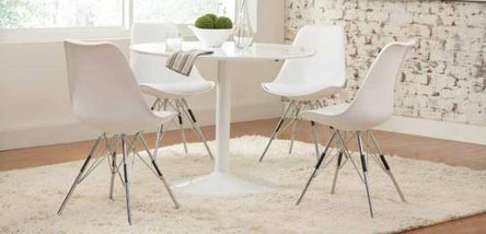 Lowry White Dining Room Set