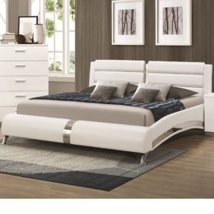 Felicity Queen Bed with Metallic Accents