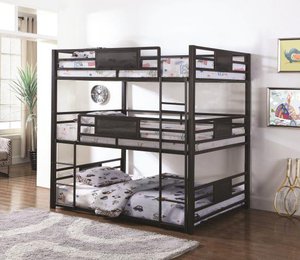 Rogan Full Size Triple Bunk Bed