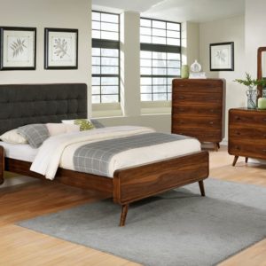 Robyn California King Bed, Dresser, Mirror, & Nightstand