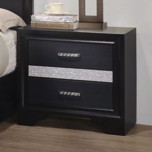 Miranda Black Nightstand