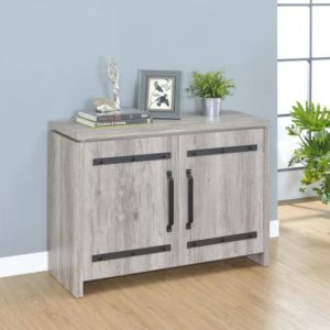 Rustic Grey Accent Cabinet