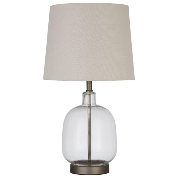 Lamp with Round Glass Base