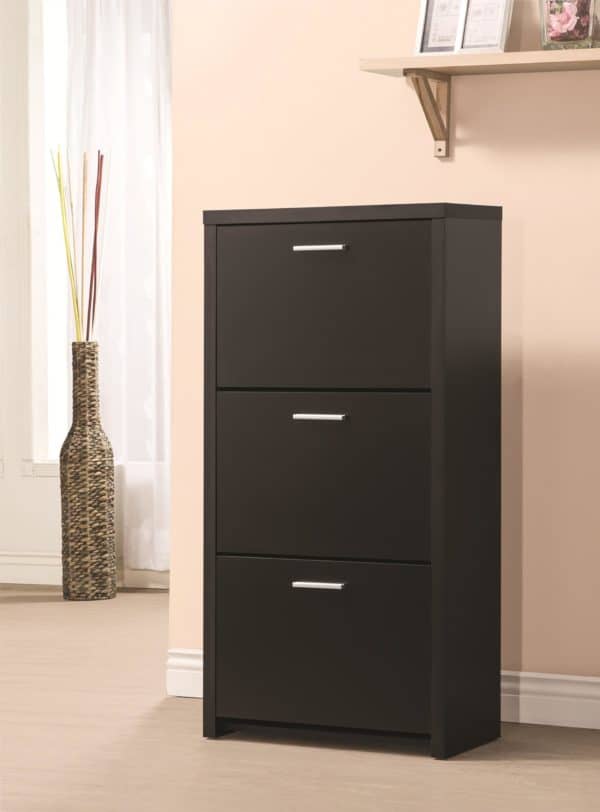 Tall 3-Drawer Shoe Cabinet