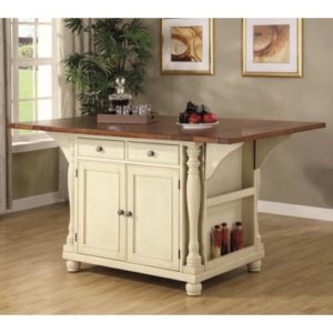 Two Tone Kitchen Island