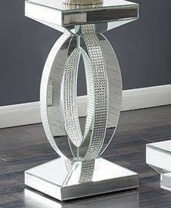 Rhinestones and Mirror End Table