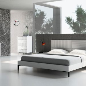 Nova Domus Valencia Contemporary Queen White Bedroom Set