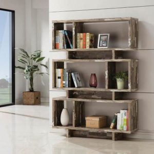 Salvaged Cabin Bookcase