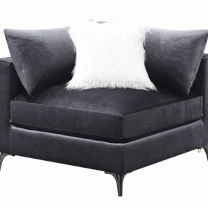 Chandra Premium Dark Charcoal Corner Pc.