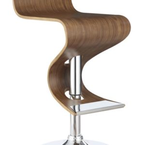Adjustable Height Modern Wooden Bar Stool