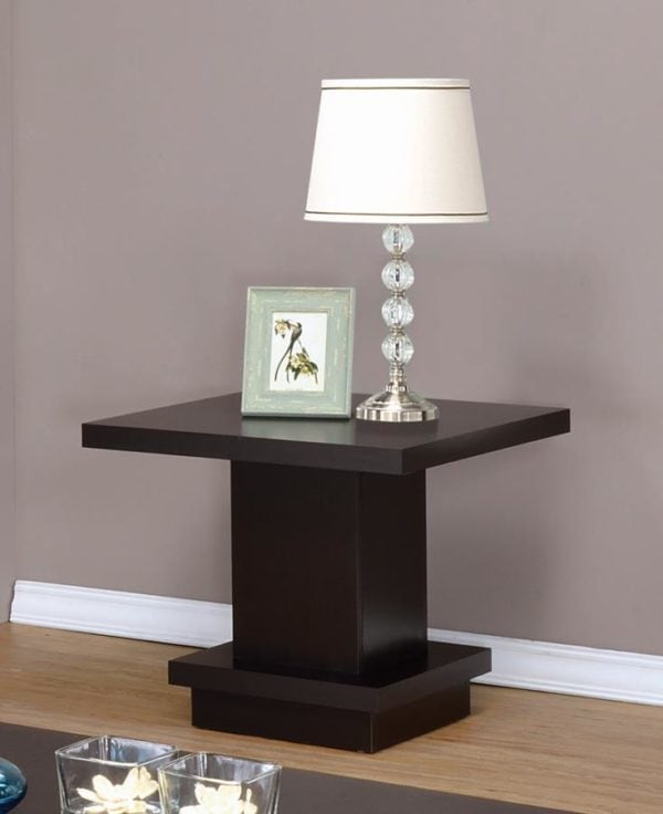Pedestal Style Coffee Table Set - Image 3