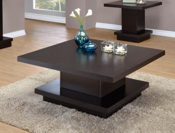 Pedestal Style Coffee Table