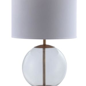 White and Clear Table Lamp