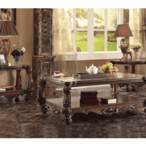 Versailles Cherry Oak Finish Coffee and End Table Set
