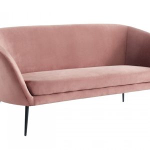 Divani Casa Koeing - Modern Coral Fabric Sofa