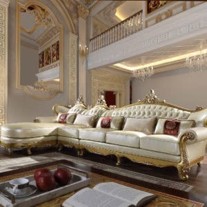 HD-132 Antique Gold Sectional