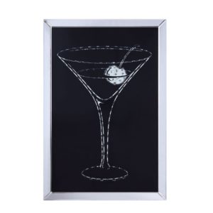 Martini Glass Mirror Art