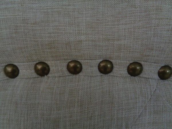 Sonoma Upholstered Beige King Size Bed - Image 2