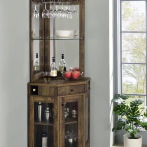 Corner Bar Cabinet