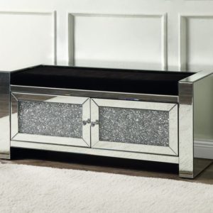 Noralie Storage Mirrored Bench