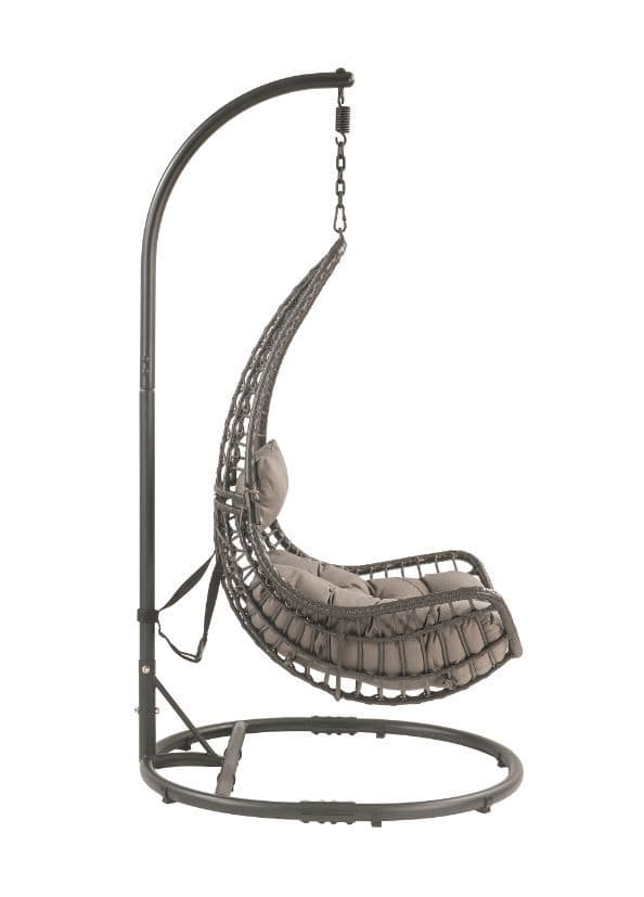 Uzae Grey Patio Swing Chair - Image 2