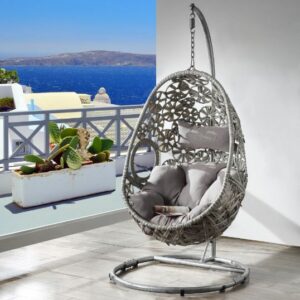 Sigar Light Grey Patio Swing Chair
