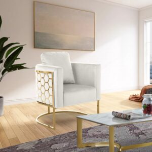 Casa Cream Velvet Chair