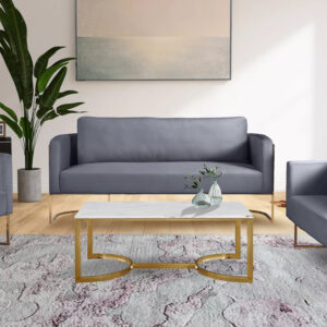 Casa Grey Velvet Living Room Set
