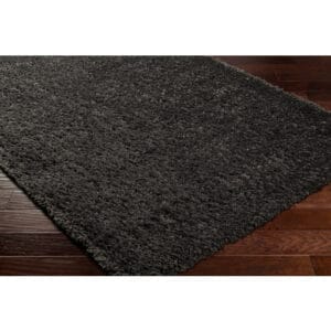 Verde 5'3" x 7' Black Rug