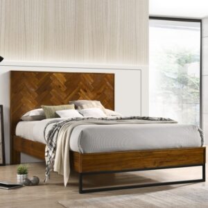 King Reed Wood Bed