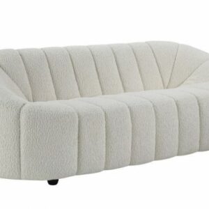 Osmash White Teddy Sherpa Sofa
