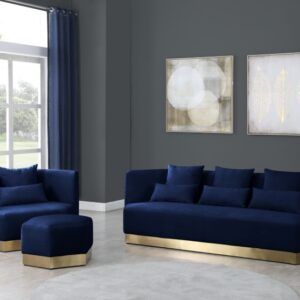 Marquis Navy Blue Velvet Collection