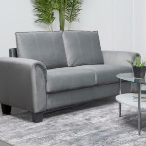 Davis Upholstered Rolled Arm Loveseat