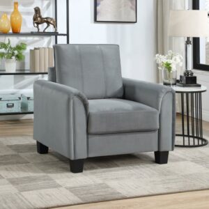Davis Upholstered Rolled Arm Accent Chair