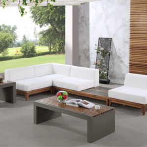 Rio Outdoor Off White Water Resistant Modular Sectional