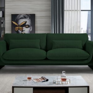 Stylus Boucle Green Fabric Sofa