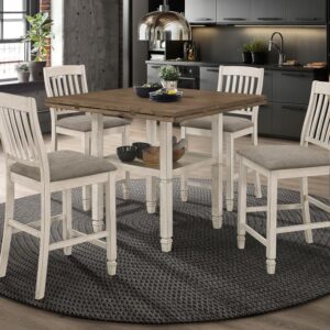 Sarasota 5-piece Drop Leaf Counter Dining Set