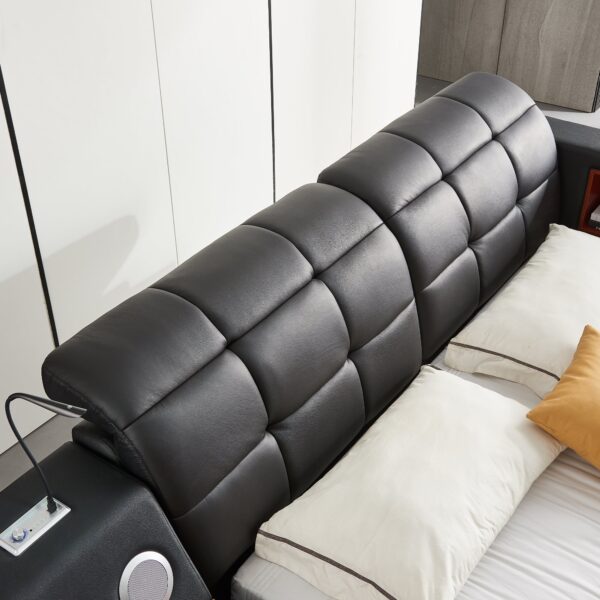 9013 Black King Bed - Image 6