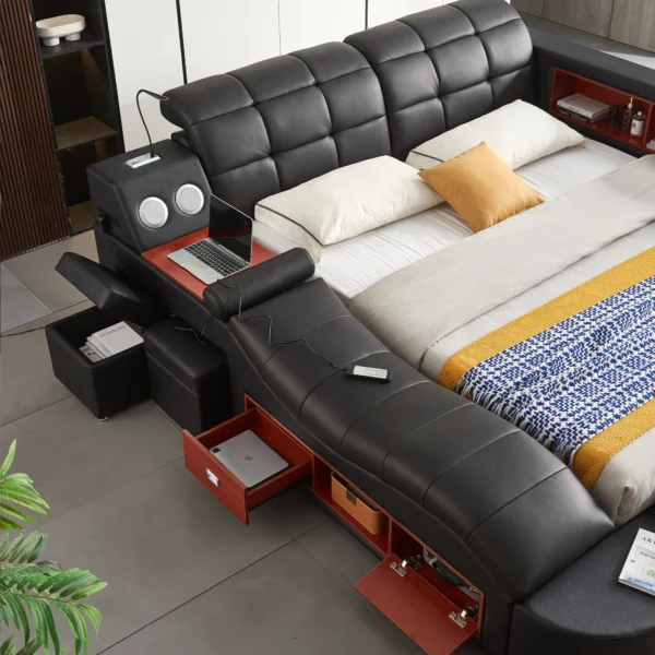 9013 Black King Bed - Image 3