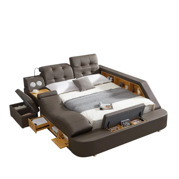 9013 Brown King Bed