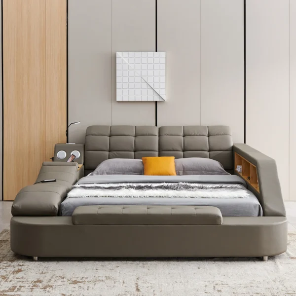 9013 Grey King Bed - Image 2