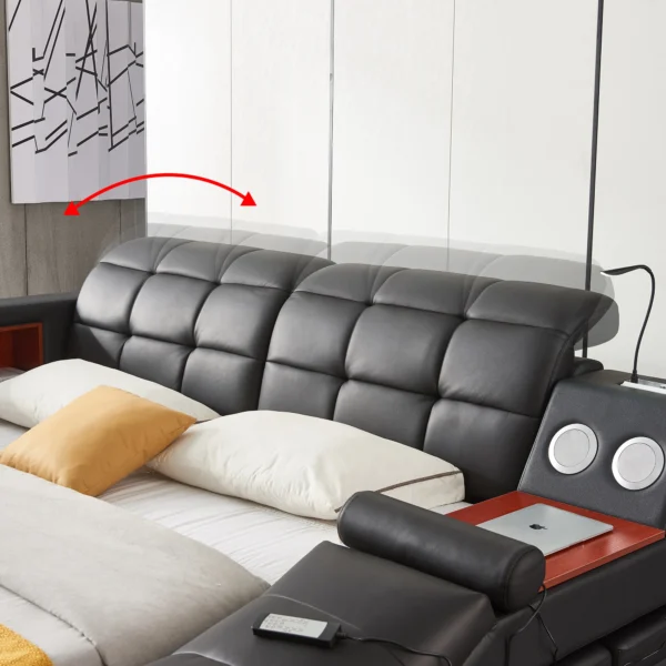 9015 Black King Bed - Image 6