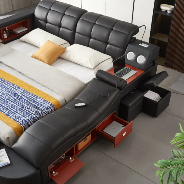 9015 Black King Bed - Image 2